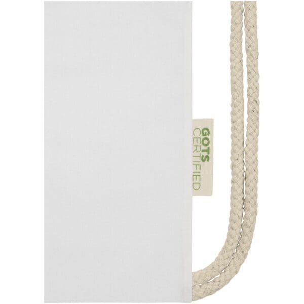 Orissa 100 g/m² Turnbeutel aus Bio-Baumwolle 5L