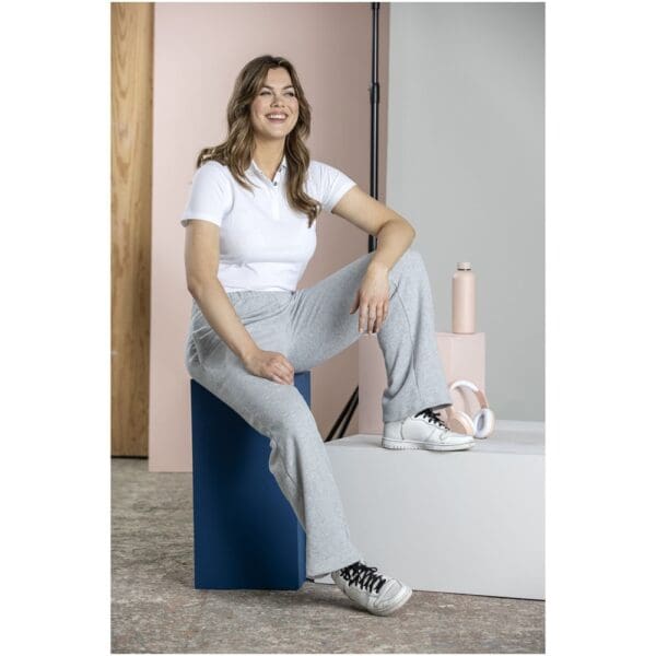 Poloshirt Graphite aus Bio-Baumwolle für Damen