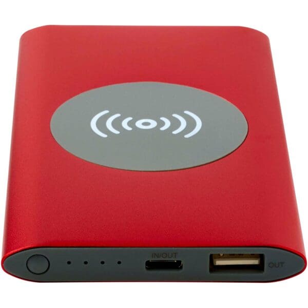 Powerbank Juice 4000 mAh Typ-C kabellos aus recyceltem Aluminium