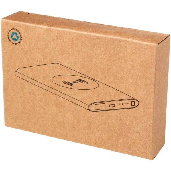 Powerbank Juice 4000 mAh Typ-C kabellos aus recyceltem Aluminium