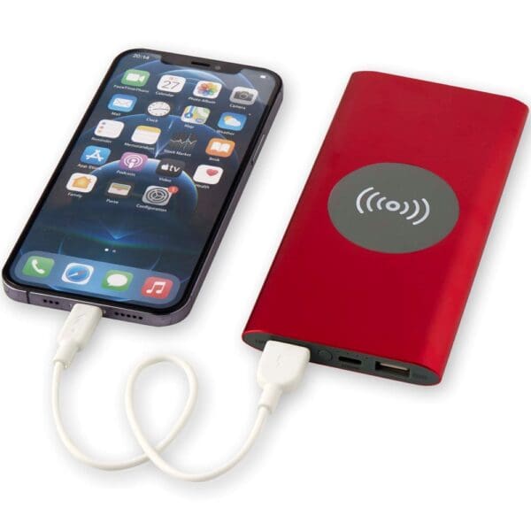 Powerbank Juice 8000 mAh Typ-C kabellos aus recyceltem Aluminium