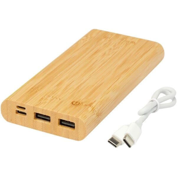 Powerbank Tulda 10.000 mAh aus Bambus
