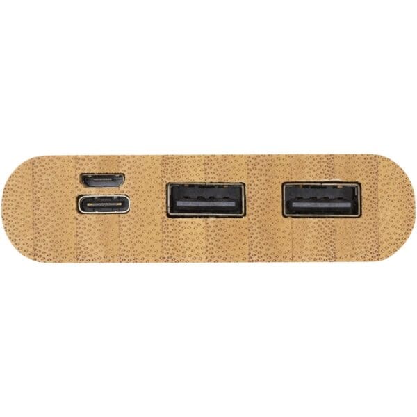 Powerbank Tulda 10.000 mAh aus Bambus