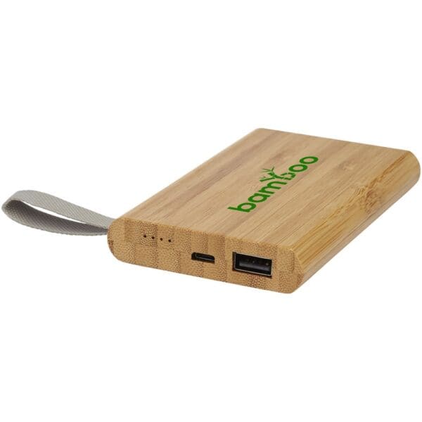 Powerbank Tulda 5000 mAh aus Bambus