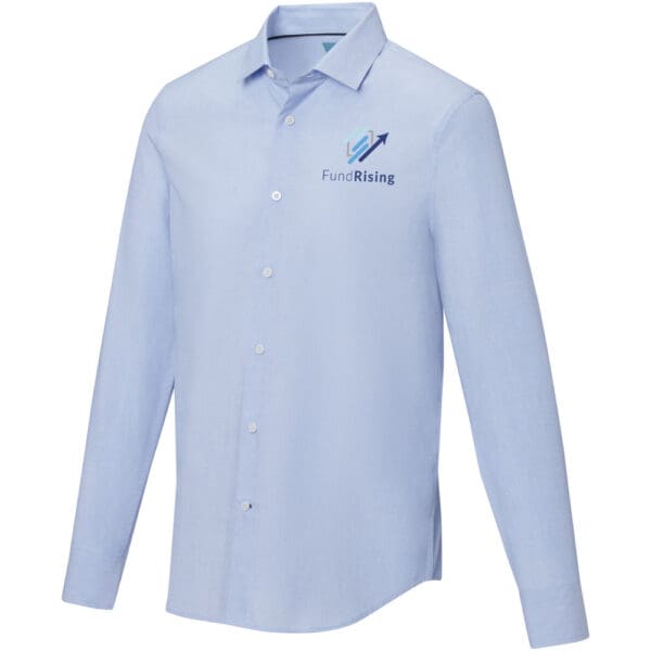 Shirt Cuprite Langarm aus Bio-Baumwolle für Herren