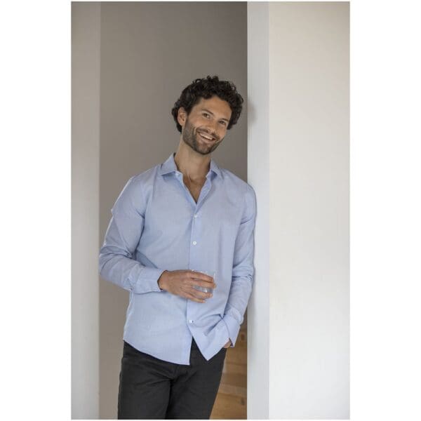 Shirt Cuprite Langarm aus Bio-Baumwolle für Herren