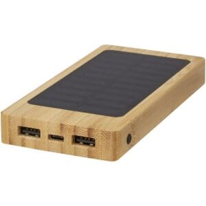 Solar-Powerbank Alata 8000 mAh Bambus
