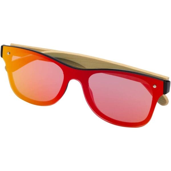 Sonnenbrille Tan mit Bambusbügeln