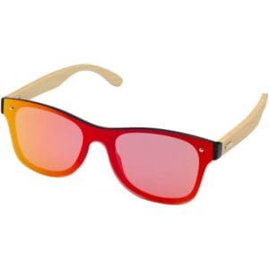Sonnenbrille Tan mit Bambusbügeln