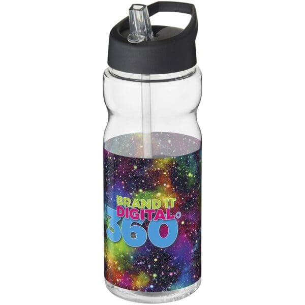 Sportflasche H2O Active® Base 650 ml mit Ausgussdeckel – Bild 2