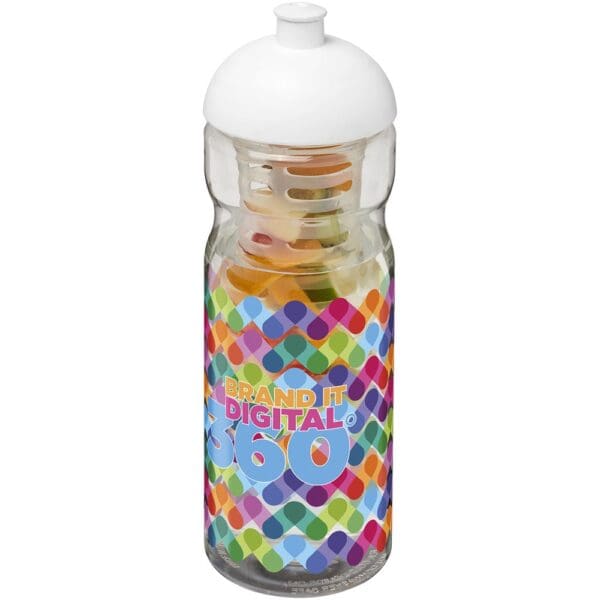 Sportflasche H2O Active® Base 650 ml mit Stülpdeckel und Infusor
