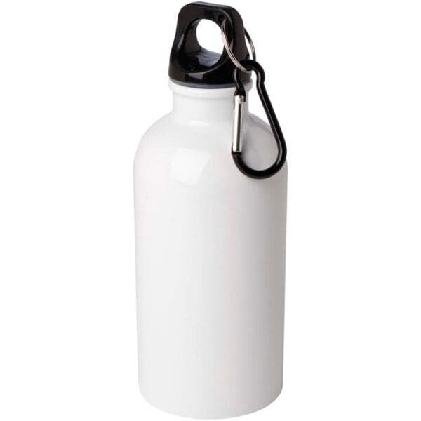 Trinkflasche Oregon 400 ml RCS-zertifizierte, einwandig aus Edelstahl mit Karabinerhaken