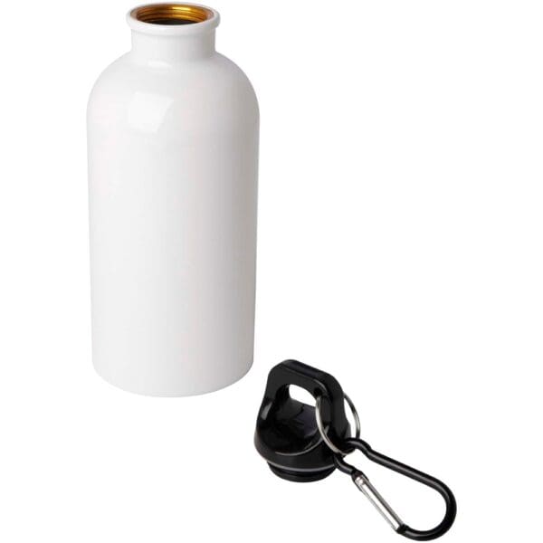 Trinkflasche Oregon 400 ml RCS-zertifizierte, einwandig aus Edelstahl mit Karabinerhaken