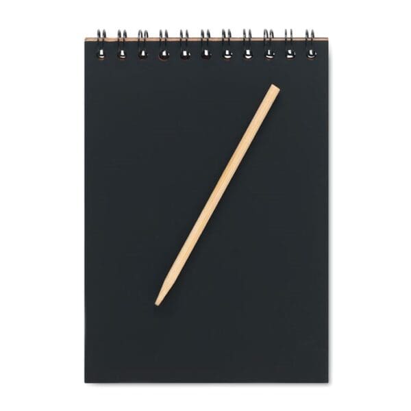 BLACK - Notizbuch mit Kratzpapier