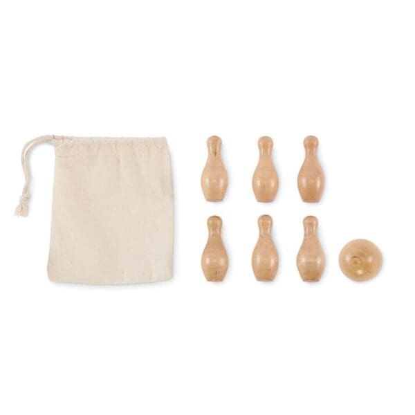 BOLITO - Mini-Bowling-Set Kiefernholz