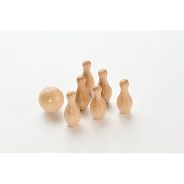 BOLITO - Mini-Bowling-Set Kiefernholz