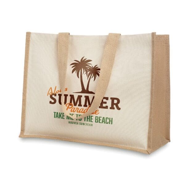 CAMPO DE FIORI - Jute/Canvas Shopper
