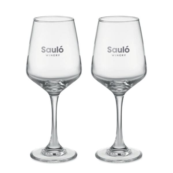 CHEERS - Set mit 2 Weingläsern