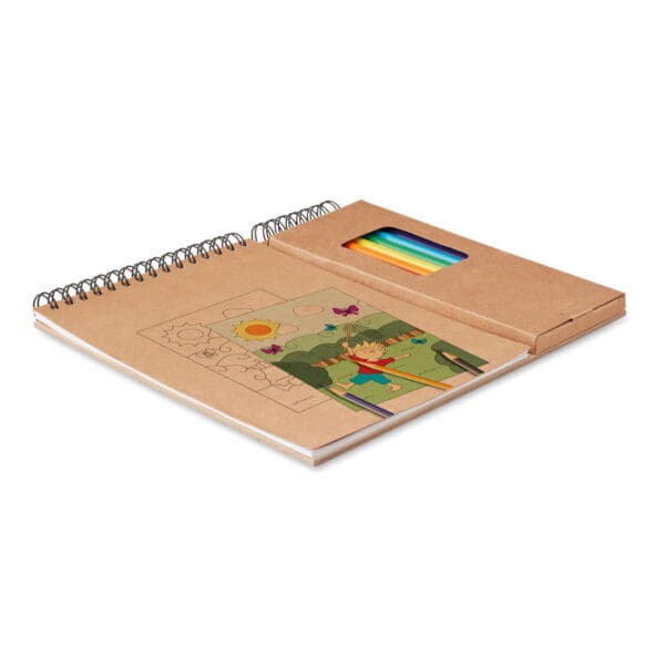 COLOPAD - Malset mit 8 Buntstiften