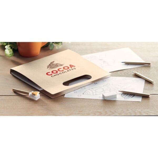 FOLDER2 GO - Malset mit 6 Buntstiften