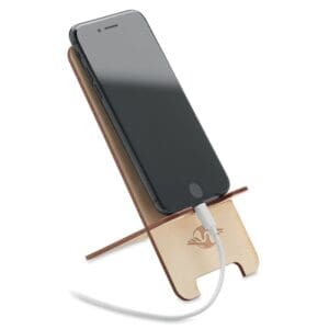 GROUW STAND - Smartphone Halter Birkenholz