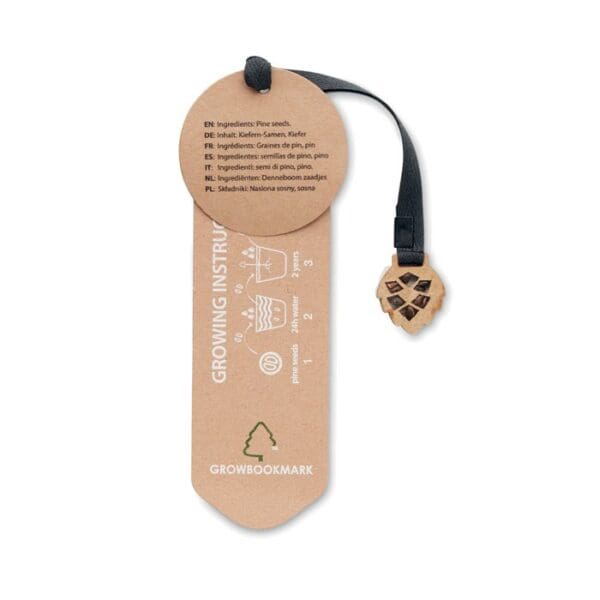 GROWBOOKMARK™ - Lesezeichen Kiefersamen