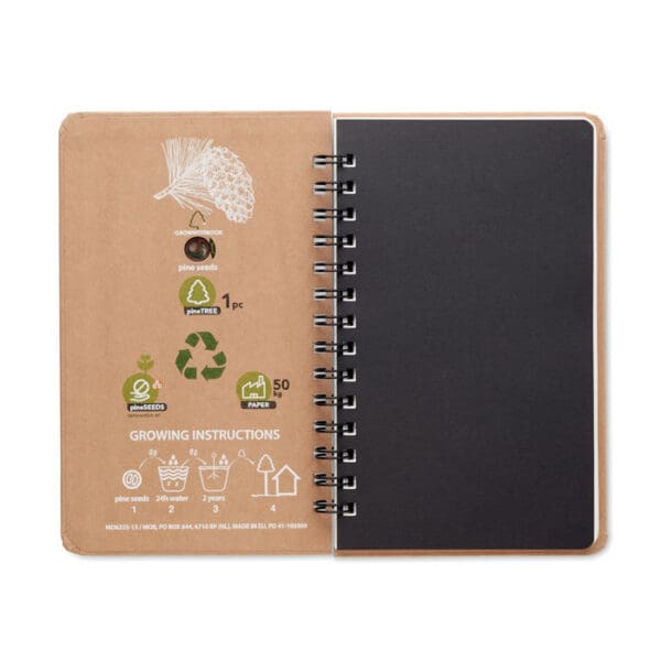 GROWNOTEBOOK™ - Notizbuch Kiefersamen