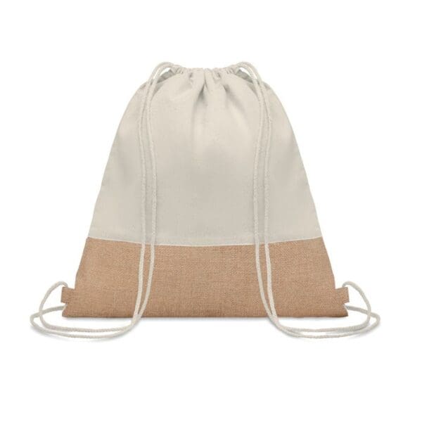 INDIA - Beutel mit Kordelzug Jute
