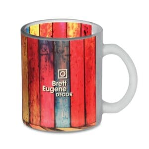 Kaffeebecher SUBLIMATT - aus Glas 300 ml