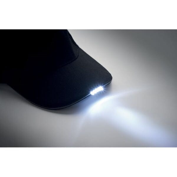 Kappe LUZCAP - Baseball mit LED 220g/m²