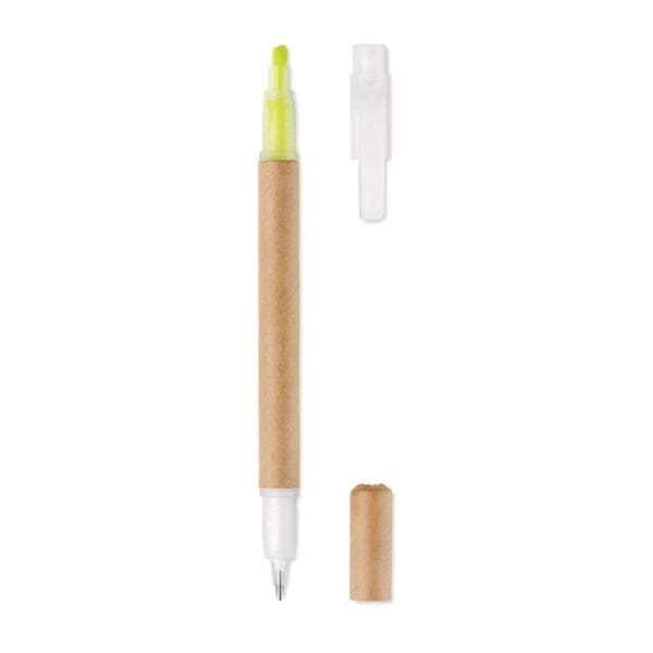 Kugelschreiber DUO PAPER - mit Textmarker