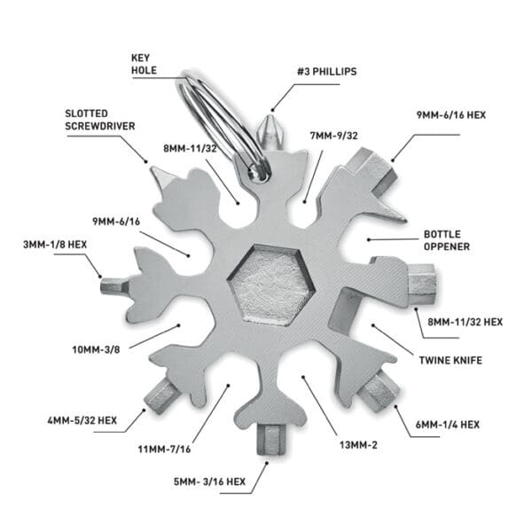 Multitool FLOQUET - aus Edelstahl