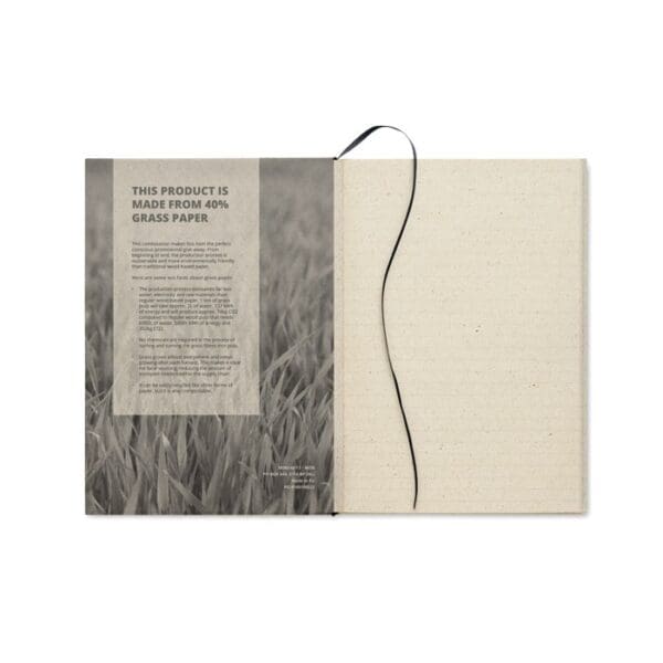 Notizbuch GRASS NOTES - DIN A5 Graspapier