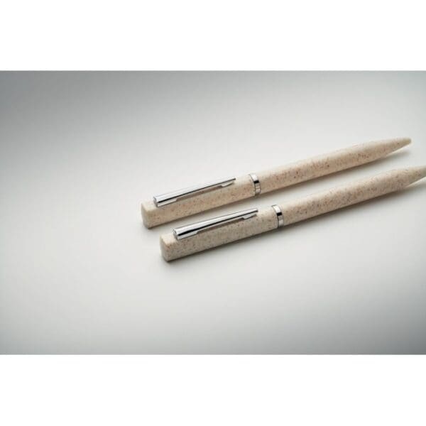 PEAT - Schreibgeräte-Set Stroh/ABS