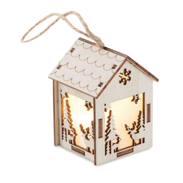 PONIA - Anhänger Haus mit Licht