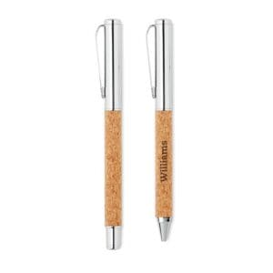 QUERCUS - Schreibgeräte-Set Kork