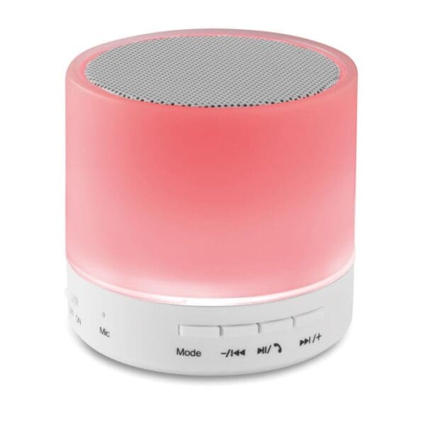 ROUND WHITE - Wireless Lautsprecher LED