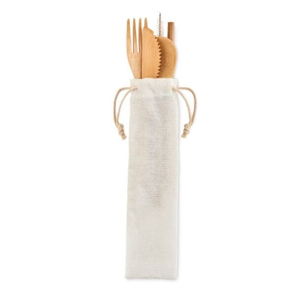 SETSTRAW - Besteck-Set Bambus