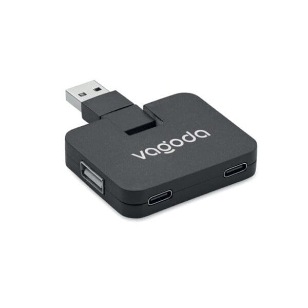 SQUARE-C - 4 Port USB Hub