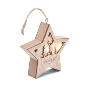 STARLIGHT - MDF-Stern mit Licht