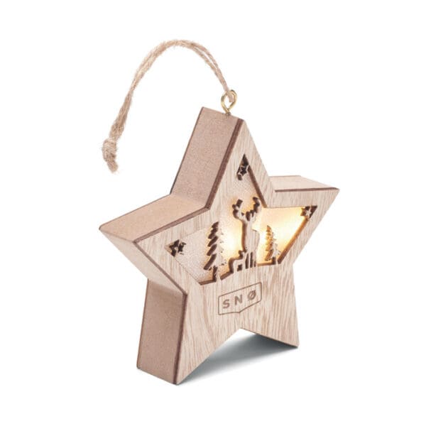 STARLIGHT - MDF-Stern mit Licht