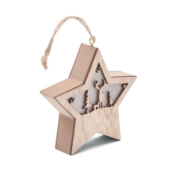 STARLIGHT - MDF-Stern mit Licht