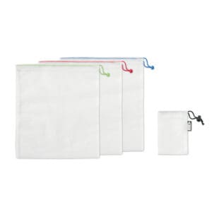 VEGGIE SET RPET - Obst/Gemüsenetze 3teilig