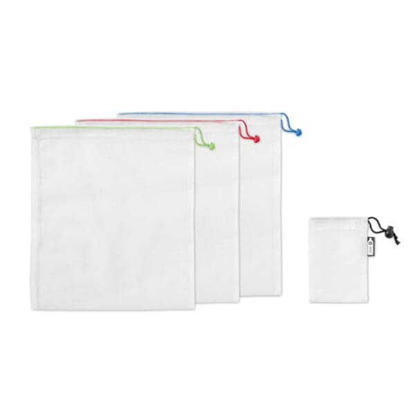 VEGGIE SET RPET - Obst/Gemüsenetze 3teilig
