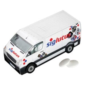 Lieferwagen mit Pfefferminz