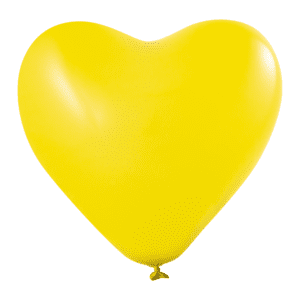Unbedruckt XL Herzform 120/130 cm Ø 44 cm / 17 inch