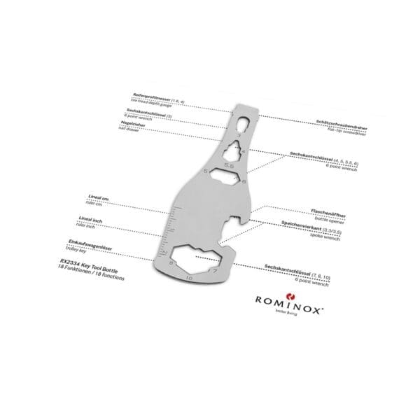 ROMINOX® Key Tool // Bottle - 18 Funktionen