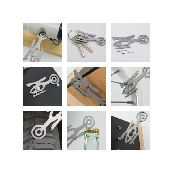 ROMINOX® Key Tool // Helicopter - 18 Funktionen