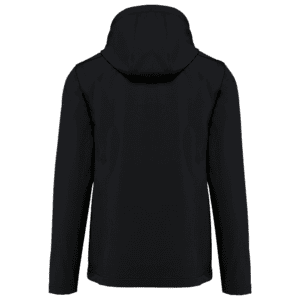 3-lagige Unisex-Softshell-Jacke mit Kapuze und abnehmbaren Ärmeln K422