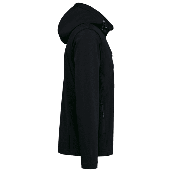 3-lagige Unisex-Softshell-Jacke mit Kapuze und abnehmbaren Ärmeln K422